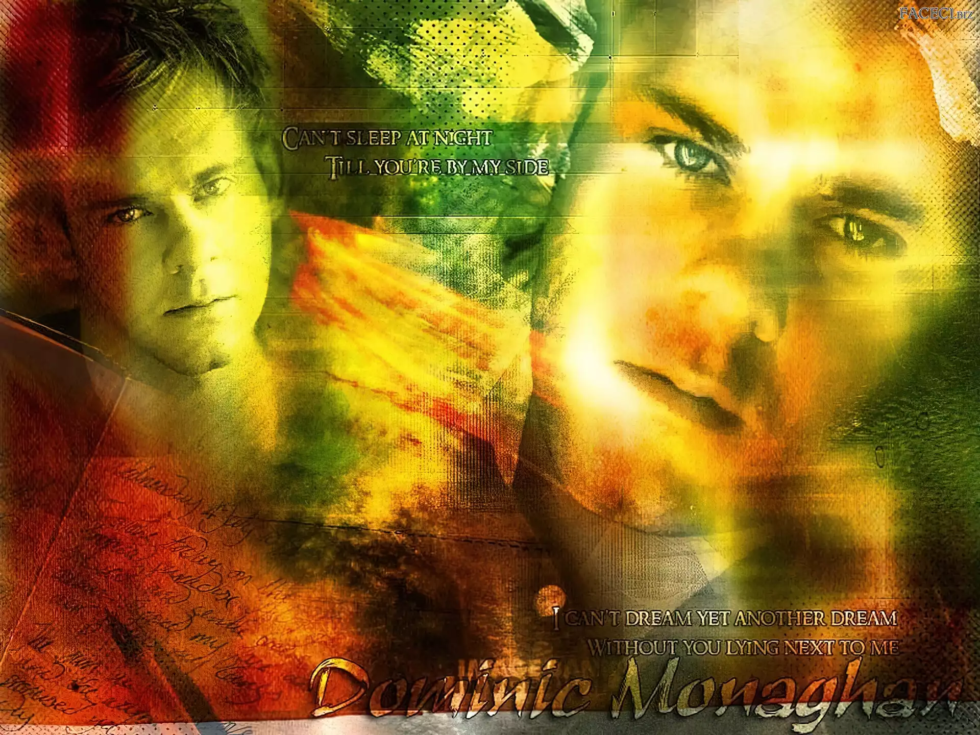 oczy, Dominic Monaghan, twarz